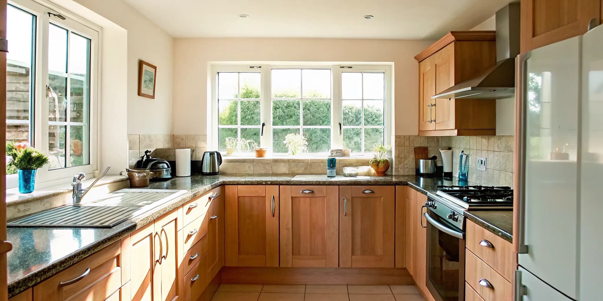 Clean and welcoming family kitchen in Edmond, Oklahoma