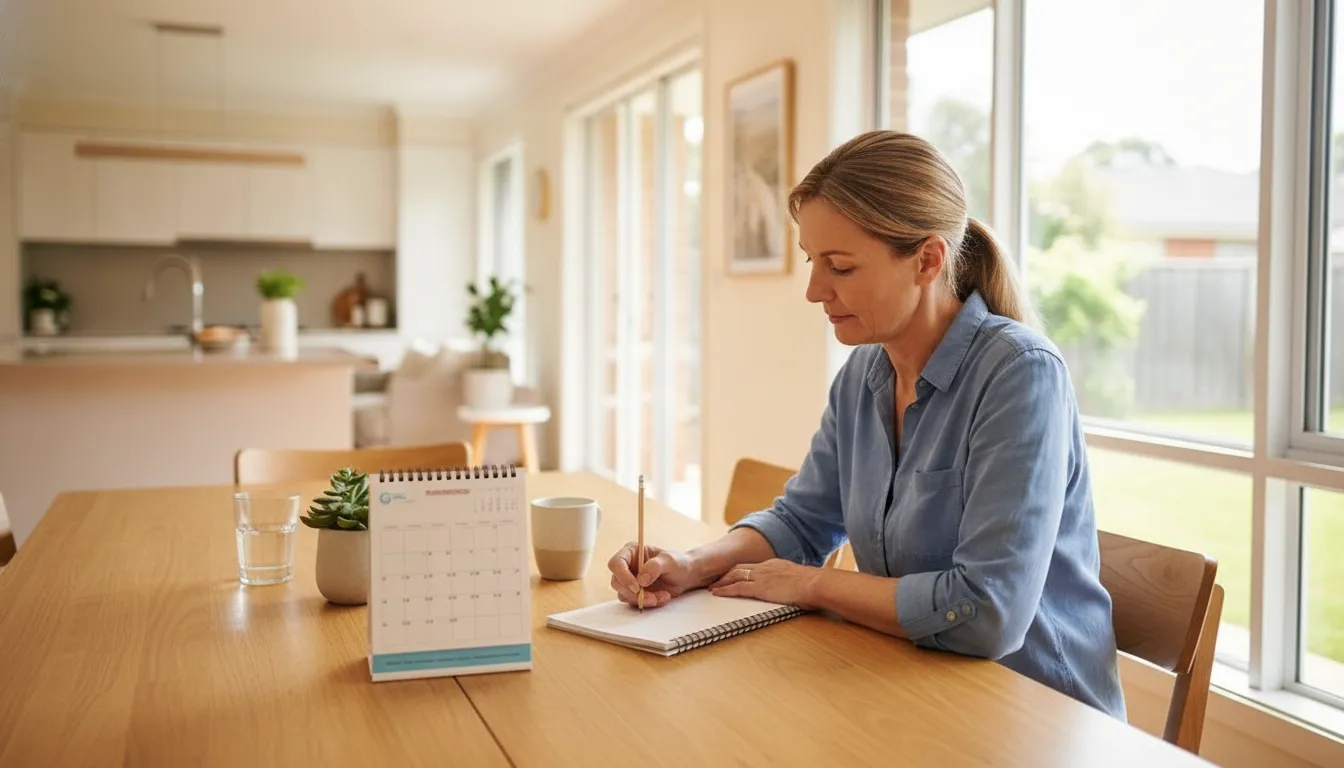 Norman homeowner noting cleaning priorities before requesting a quote